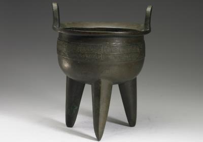 图片[3]-Ding cauldron with “mulei (eye and thunder)” pattern, late Shang dynasty, c. 13th-11th century BCE-China Archive